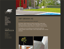 Tablet Screenshot of abtdesign.ch